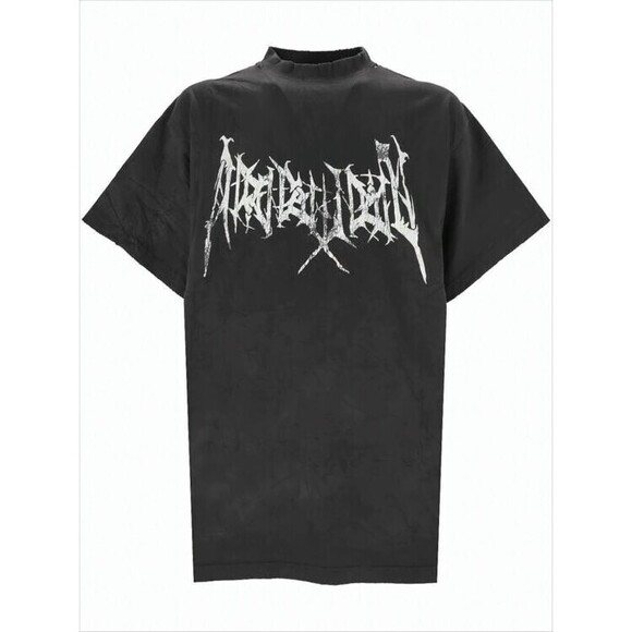 Balenciaga Black Short-Sleeve Cotton T-Shirt - NWT
